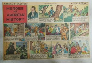 Heroes of American of History by N Afonsky from 2/28/1937 Size: 11 x 15 inches