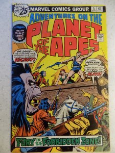 ADVENTURES ON THE PLANET OF THE APES # 5 MARVEL BRONZE SCI-FI LIGHT STAIN BOT...