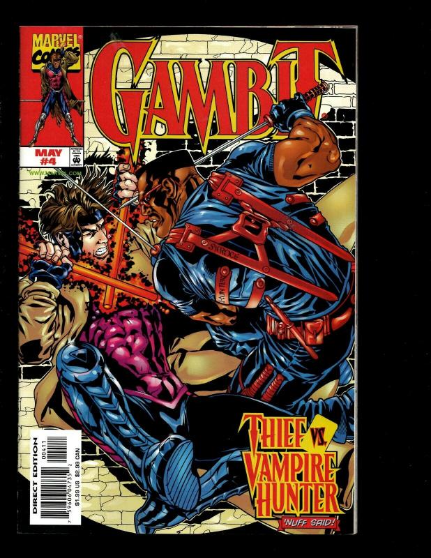 Lot Of 11 Gambit Marvel Comics # 1 2 3 1 2 3 4 6 7 8 9 Limited Series X-Men EK10