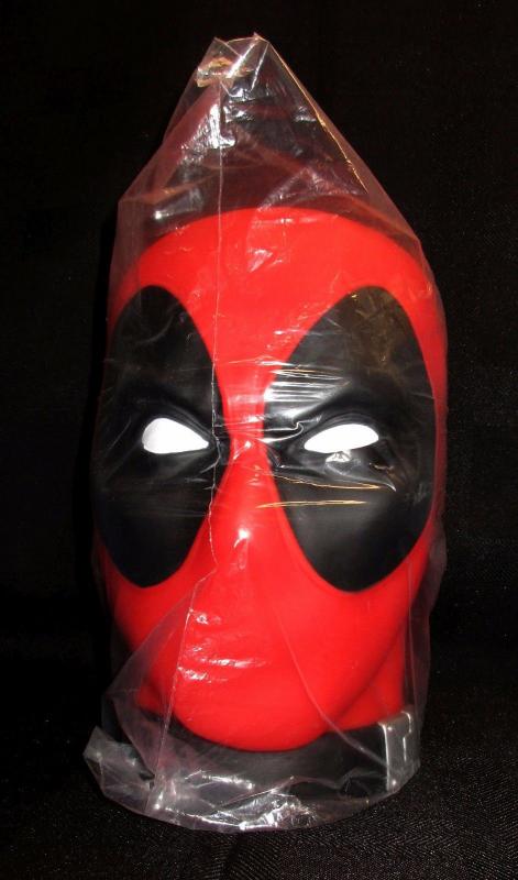 Deadpool Head Bust Bank / Piggy Bank - Red Version (Marvel/Monogram) - New!