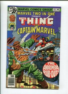 MARVEL TWO IN ONE #45 (9.2) THE ANDROMEDA RUB OUT!! 1978