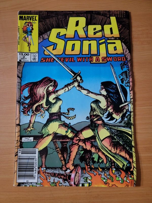 Red Sonja v3 #2 Newsstand Variant ~ VERY GOOD VG ~ 1983 Marvel Comics