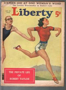 Liberty 10/24/1936-Hubbell Reed cover-Walter Baumhofer-pulp fiction-FR