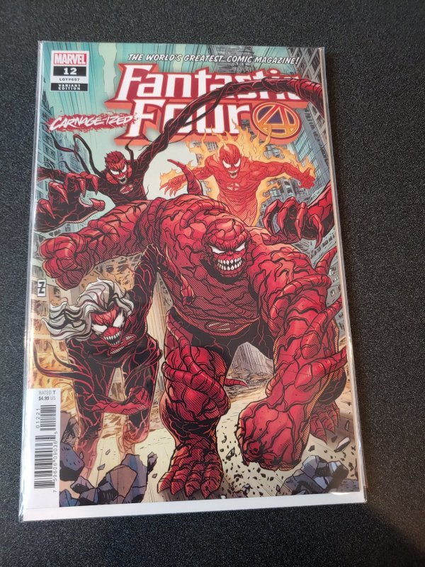 FANTASTIC FOUR #12 CARNAGIZED VARIANT BY MARVEL!