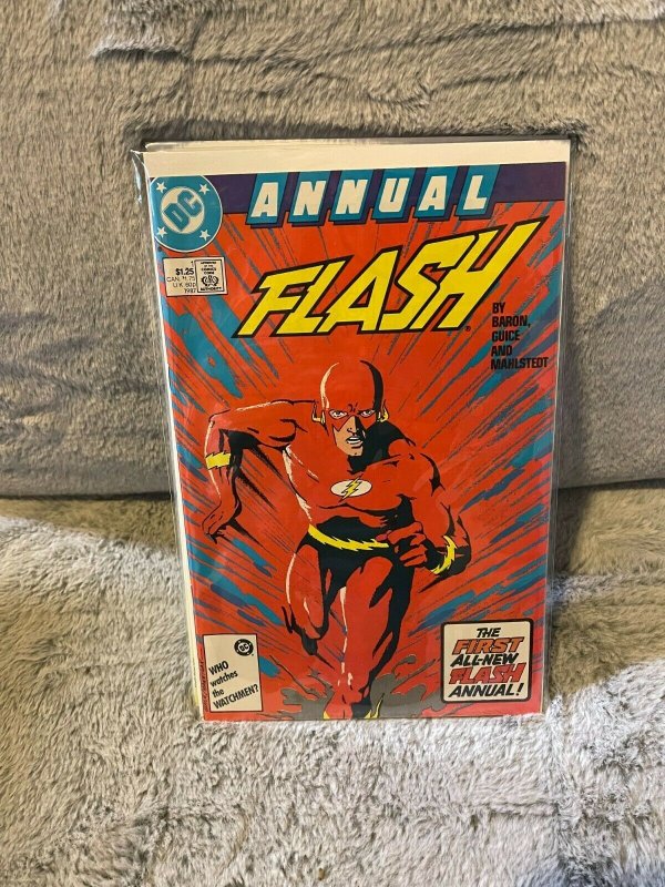 Lot of 2 Flash Annual #1 & 3 DC Comics 1987 & 1989 Dc Comic 