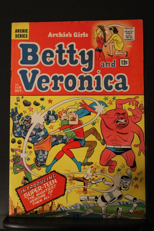 Archie's Girls Betty and Veronica #118 (1965) VF+ or better Monster Batt...