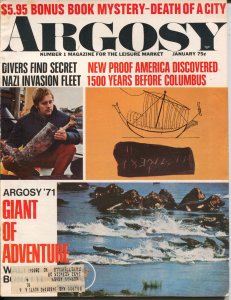 Argosy 1/1971-Popular-Secret Nazi Invasion-cheesecake-pulp thrills-FN