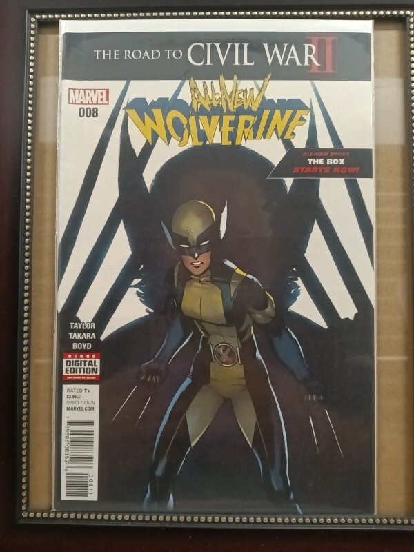 All New Wolverine # 8 2016 Near Mint Condition Marvel Comics. Nw81