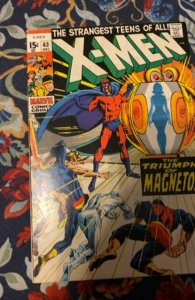 The X-Men #63 (1969)neal Adams triumph of.magneto VF-