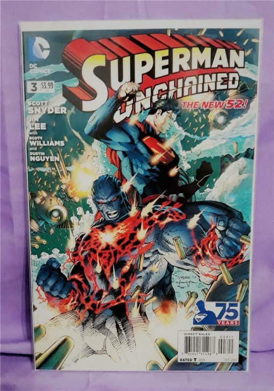 SUPERMAN UNCHAINED #1 - 3 w Jerry Ordway Cliff Chiang Variant Covers (DC, 2013) 