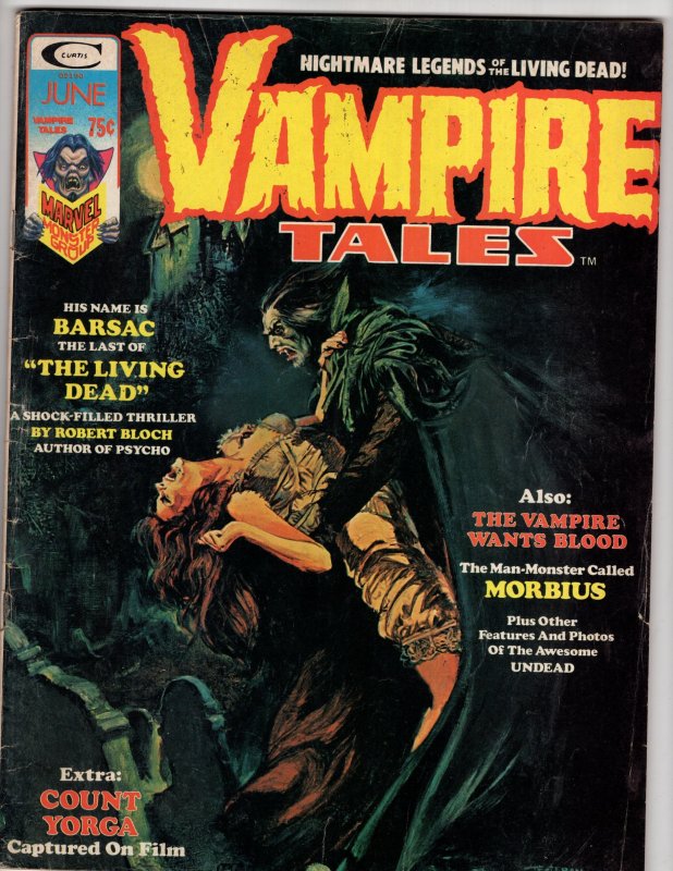 Vampire Tales #5 (1974) Origin of Morbius, The Living Vampire