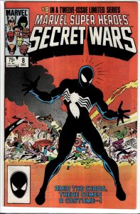 Marvel Super Heroes Secret Wars #8 (1984) 1st black suit spider-man!