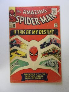 The Amazing Spider-Man #31 1st App of Gwen Stacy & Harry Osborn GD+ see desc