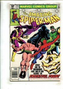 AMAZING SPIDER-MAN #214 (9.2) FRIGHTFUL FOUR!! 1980