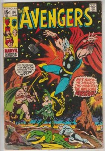Avengers, The #84 (Jan-71) FN Mid-Grade Avengers