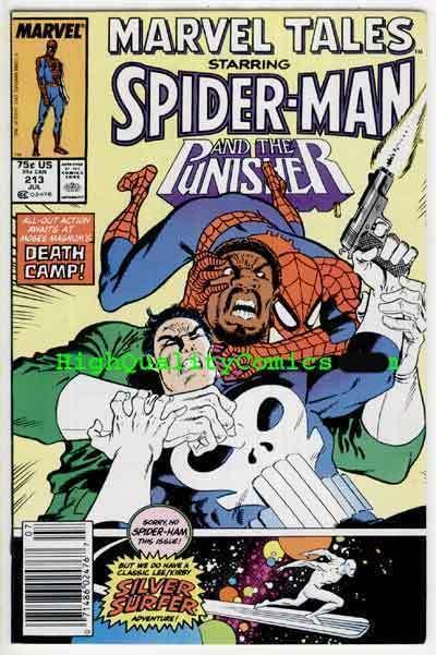 MARVEL TALES 213, NM, Spider-man, Punisher, Silver Surfer, more in store