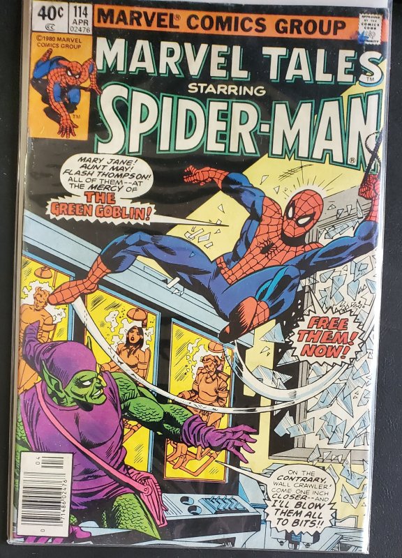 Marvel Tales #114 Newsstand Edition (1980) Mark Jewelers Variant.   Hard to Find