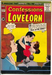 Confessions of The Lovelorn #98 1958-ACG- movie theater romance-FN+