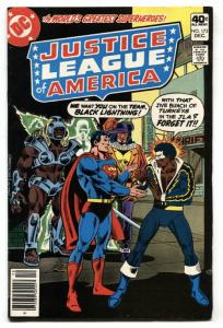 JUSTICE LEAGUE OF AMERICA #173 1979 Black Lightning joins JLA-comic book