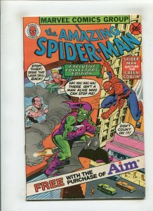 EXCLUSIVE COLLECTORS EDITION: AMAZING SPIDER-MAN (8.0) AIM TOOTHPASTE!! 1980