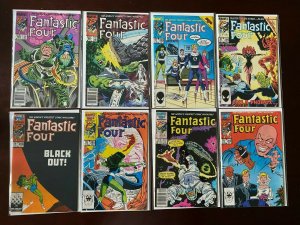 Fantastic Four comic lot 24 diff from:#253-300 avg 7.0 (1983-87)