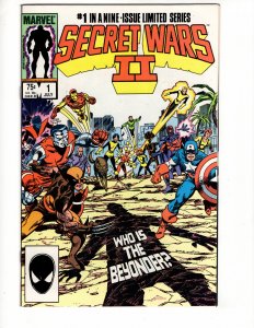 Secret Wars II #1 It Begins Here !!! - - - Again !!! Copper Age Marvel Classic
