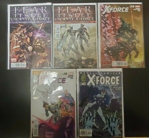 5PC X-FORCE LOT (9.0) CRAIN ART!! 2012
