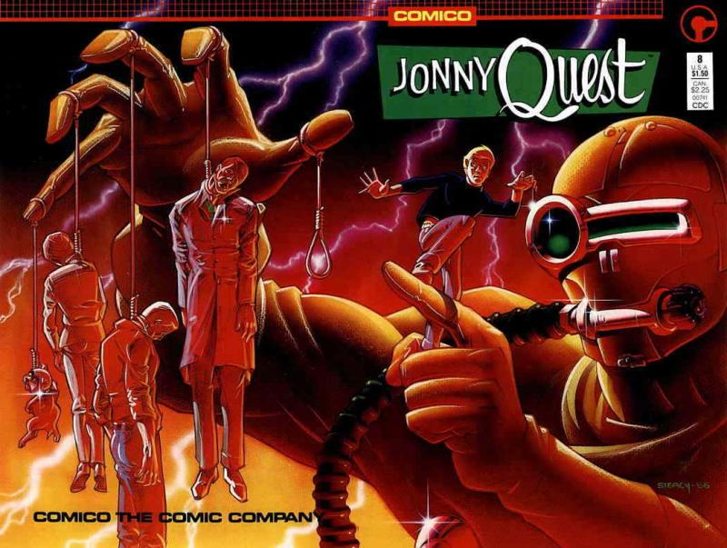 Jonny Quest (Comico) #8 FN; COMICO | save on shipping - details inside