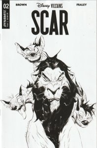 Disney Villains Scar # 2 Variant 1:7 Cover U NM Dynamite [P4]