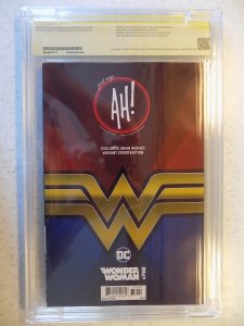 WONDER WOMAN # 750 HUGHES VIRGIN CBCS 9.8. SIGNED BY HUGHES SWEET BOOK