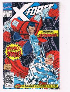 X-Force (1991 1st Series) #10 Marvel Comic Book Weapon X Stryfe HH3