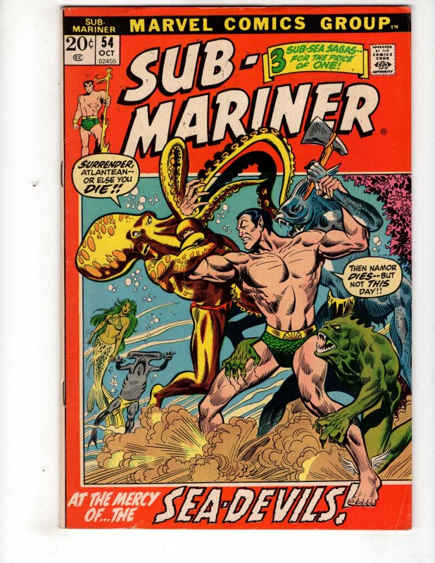 Sub-Mariner #54 (1972) / ID#308
