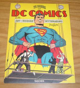 75 Years of DC Comics promotional flyer - hugh j. ward painted superman poster