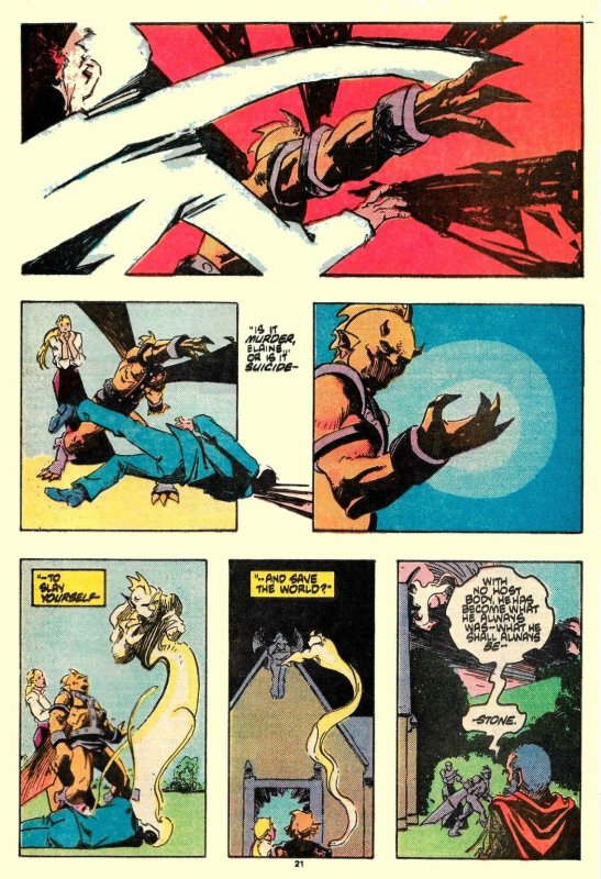 THE GARGOYLE #1 - 4 (1985) 7.0 FN/VF JM DeMatteis Mark Badger. Full mini-series!