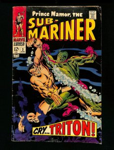 Sub-Mariner #2 Triton Appearance! 1st Inhumans Crossover!