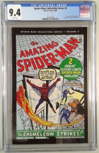 SPIDER-MAN COLLECTIBLE SERIES 3 CGC 9.4 AMAZING SPIDER-MAN 1 REPRINT (SLAB GR...