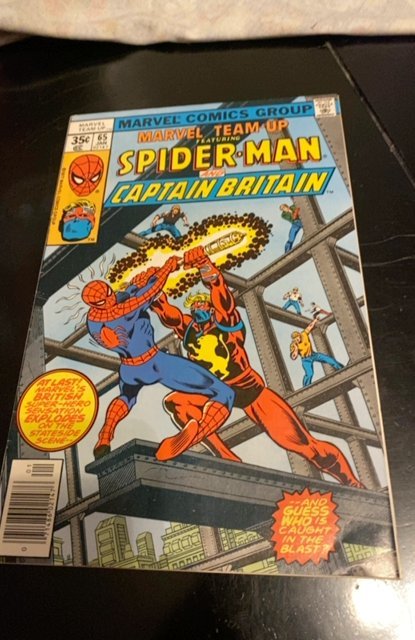 Marvel Team-Up #65 (1978)1st captain Britain Claremont X-men see descitpion