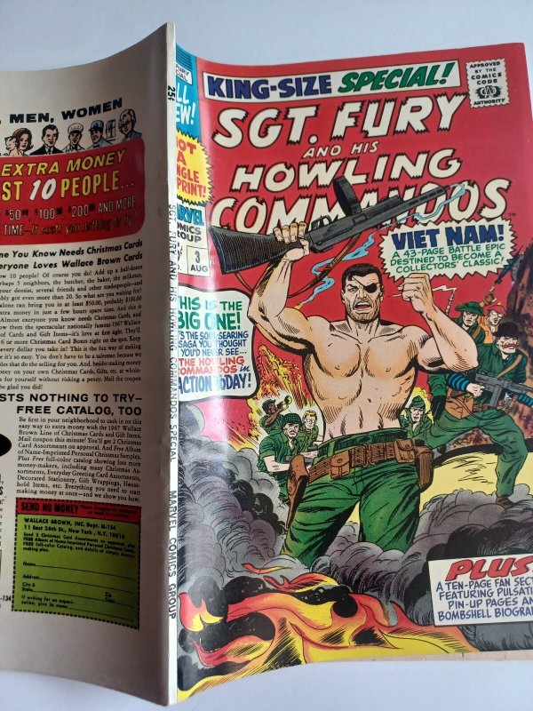 Sgt. Fury and His Howling Commandos Annual #3 - 1967 - FN/VF