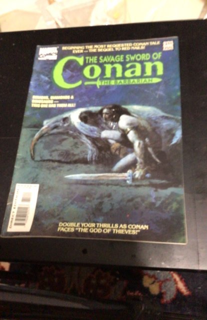 The Savage Sword of Conan #211  (1993) High-Grade!  Conan’s. Red Sonja! VF Wow