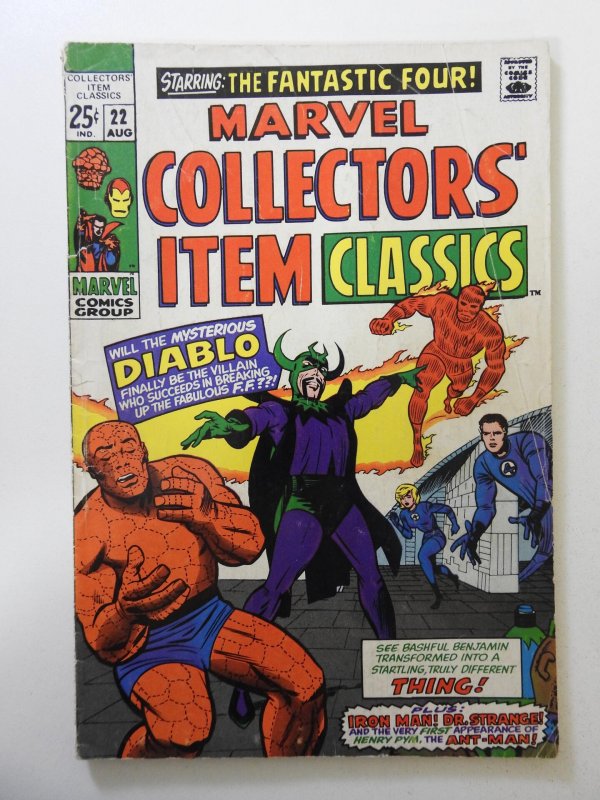 Marvel Collectors' Item Classics 22 (1969) VG Condition! 1/2 in spine