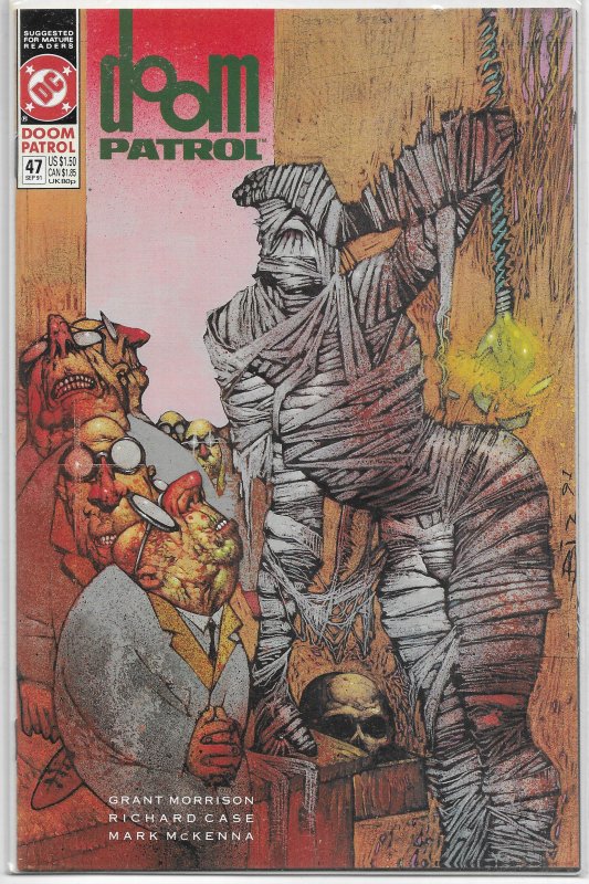 Doom Patrol (vol. 2, 1987) #47 VF Morrison/Case, Bisley cover, Crazy Jane