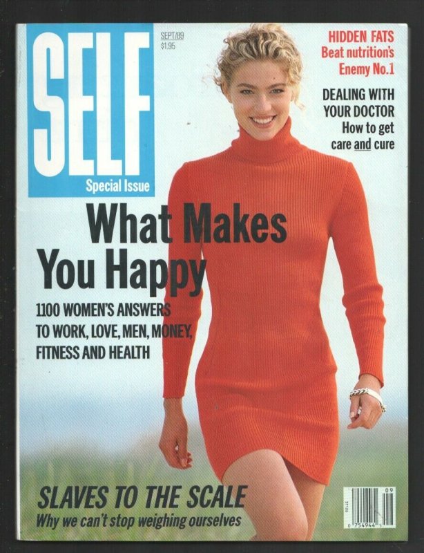 Self 9/1989-Special Issue-What Makes You Happy-Elaine Irwin photo cover-Slave...