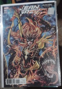 jean gray  #7 2017  marvel  DISNEY x-men  phoenix  checchetto  venomized villain