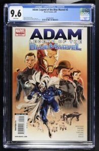 Adam Legend of the Blue Marvel #2 2009 CGC 9.6 021