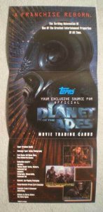 PLANET OF THE APES CARD  Promo Poster, 2001, Unused, more in our store