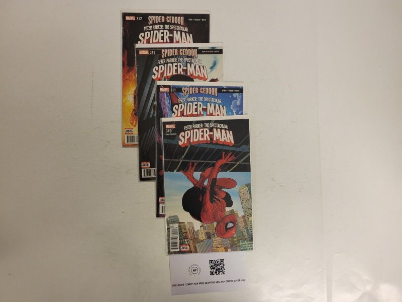 4 Spectacular Spider-Man Marvel Comic Books #310 311 312 313 25 TJ43