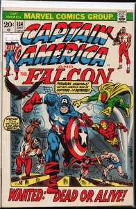Captain America #154 (1972) Captain America and the Falcon [Key Issue]