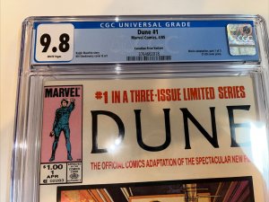 Dune (1985) # 1 (CGC 9.8 SS) Canadian price Variant CPV