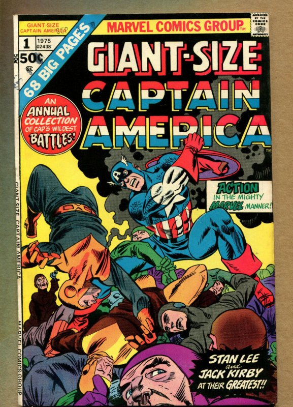 Captain America #1 - Giant-Size! - 1975 (Grade 8.0) WH