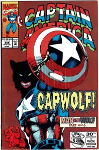 Captain America #405  Capwolf  NM-